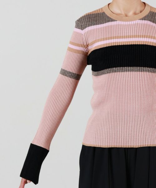 AKANE UTSUNOMIYA アカネウツノミヤ 長袖ニット yellow セーター 6S／AKES―010 | AKANE UTSUNOMIYA (Women)/アカネ