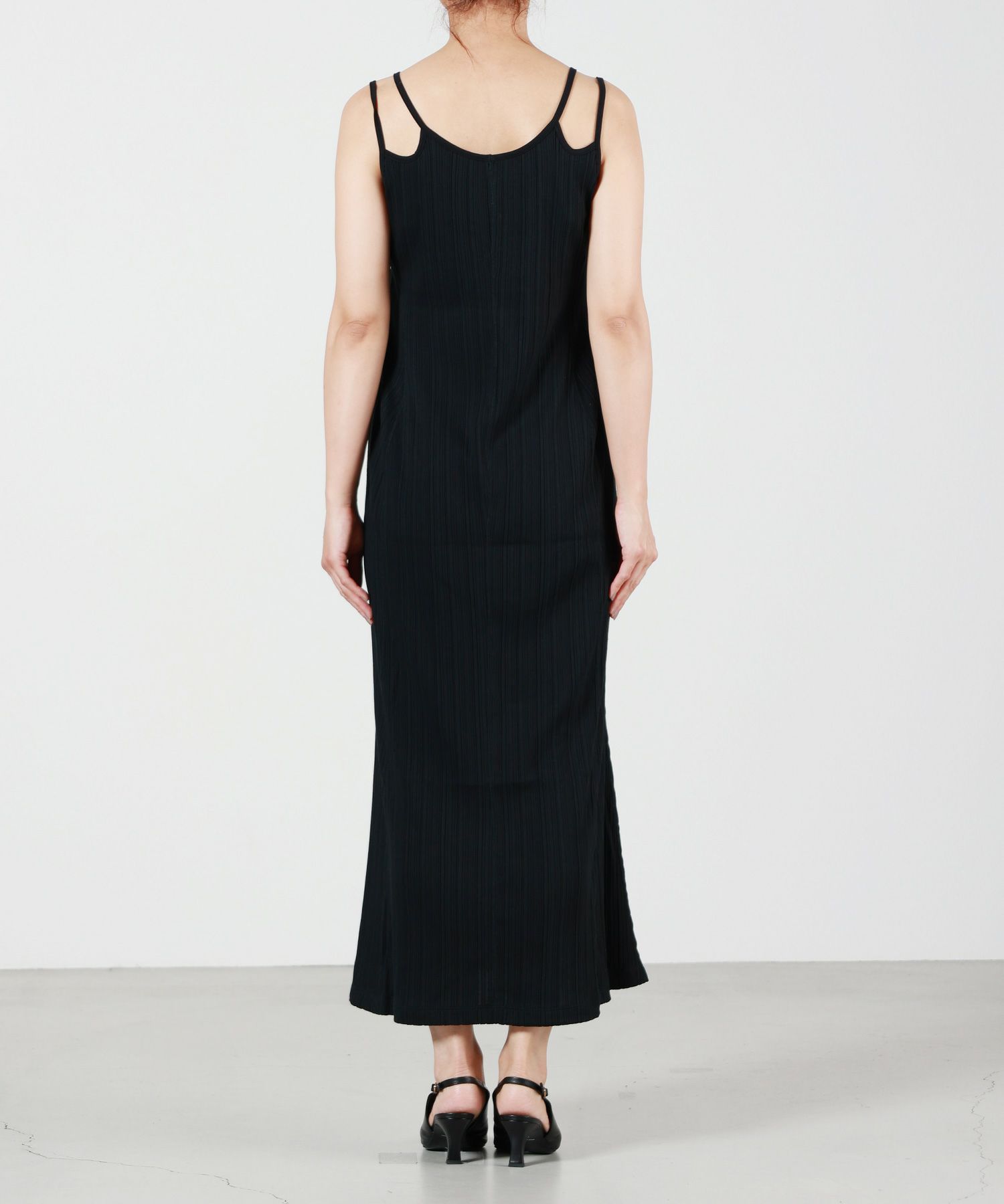 Mame Kurogouchi マメクロゴウチ ワンピース ドレス2 ｜ Mame Kurogouchi(マメ クロゴウチ)】Random Ribbed Organic Cotton