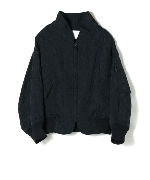 ノーカラージャケット mame - mamekurogouchi  floral jacquard coat mame - mamekurogouchi floral jacquard coatの通販 by maru
