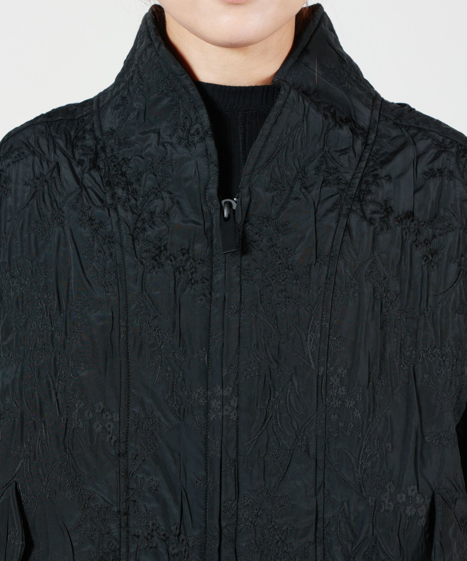 Mame Kurogouchi(マメ クロゴウチ)】Floral Jacquard Triple Cloth