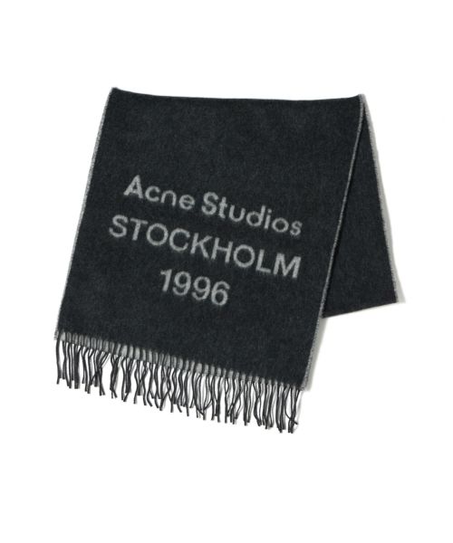 【最終値下げです】Acne Studiosロゴ ウールスカーフ Acne Studios(アクネストゥディオズ)】 ロゴウールスカーフ