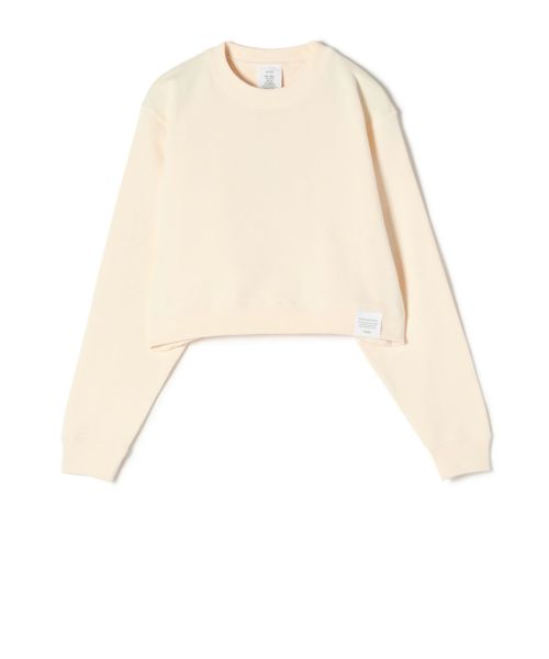 HYKE ハイク　CROPPED SWEAT SHIRT スウェット24ss CROPPED SWEAT SHIRT | HYKE (Women)/ハイク