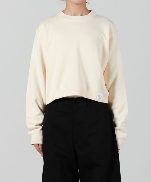 HYKE(ハイク)】 CROPPED SWEAT SHIRT｜PARIGOT ONLINE（パリゴ