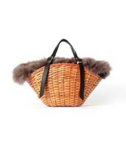 VIOLAd‘ORO ストロー かごバッグ タッセル付き VIOLAd'ORO 最大42%☆土日限定 正規品 ヴィオラドーロ かごバッグ MIRO