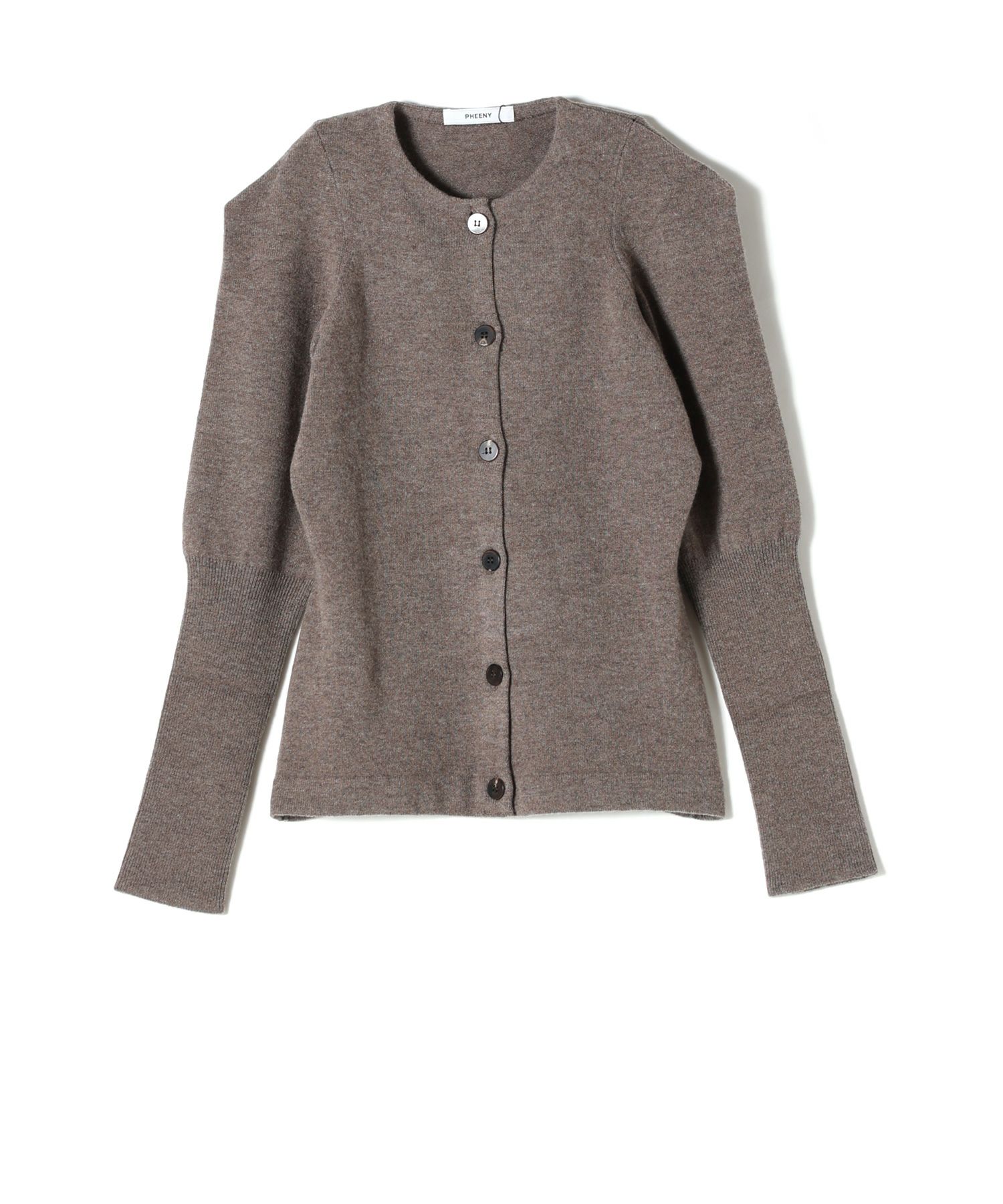 PHEENY(フィーニー)】 Extra fine lambs cardigan｜PARIGOT ONLINE