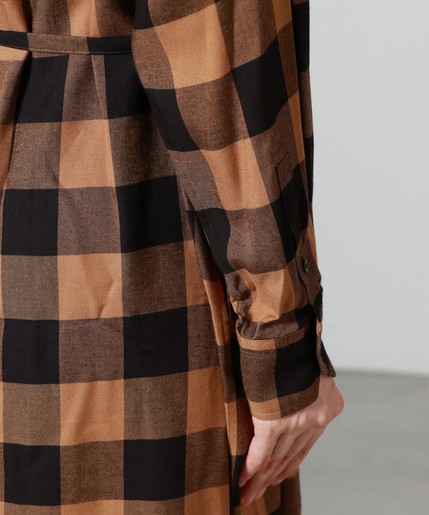 HYKE(ハイク)】 RAYON PLAID DRESS｜PARIGOT ONLINE（パリゴオンライン）