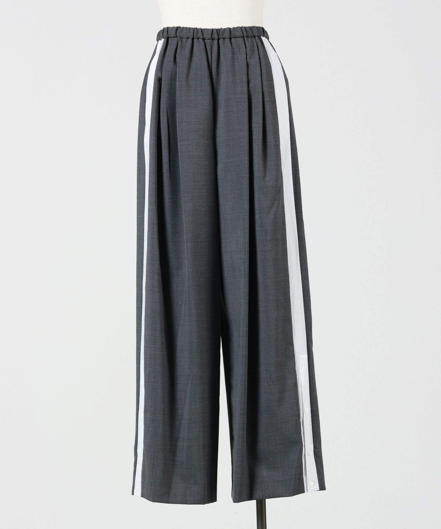 ENFOLD(エンフォルド)】 SHIRT-LAYERED WIDE-PANTS｜PARIGOT ONLINE  