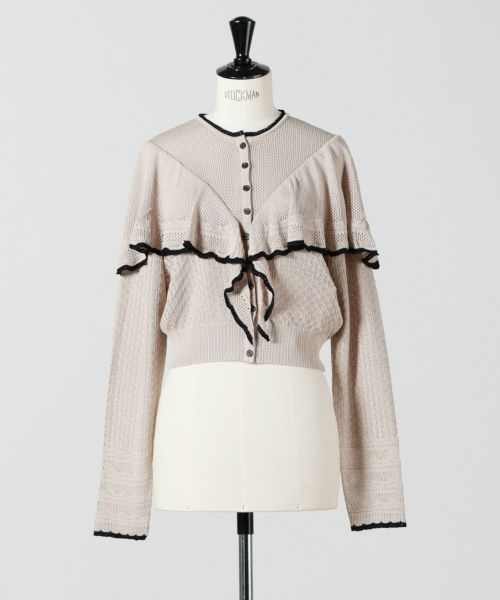 FETICO（フェティコ）ウールカシミヤ　ニットカーディガン FETICO｜WOOL CASHMERE KNIT CARDIGAN | Rakuten Fashion(楽天