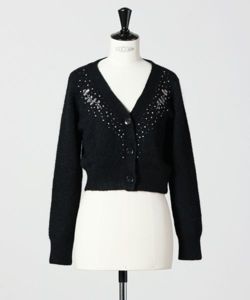 FETICO(フェティコ)】 JACQUARD KNIT V NECK CARDIGAN｜PARIGOT ONLINE