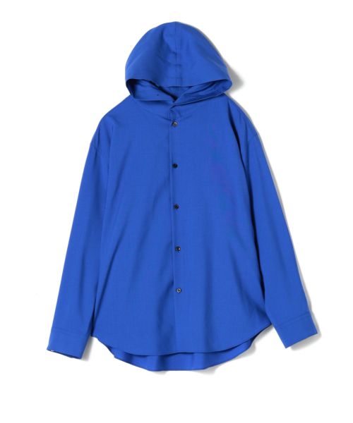 OVERCOAT(オーバーコート)】 HOODED WOOL SHIRT｜PARIGOT ONLINE