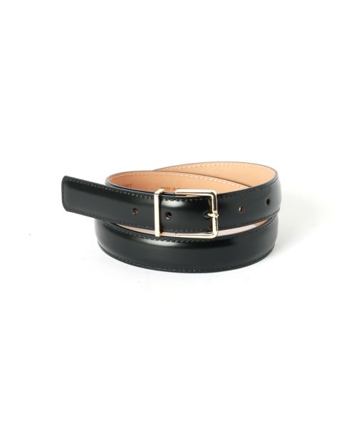 新品　【MAISON BOINET/メゾンボワネ】スクエアゴールドバックルベルト MAISON BOINET(メゾンボワネ)】 スクエアゴールドバックルベルト