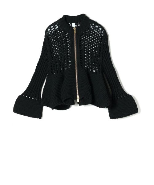 CFCL(シーエフシーエル)】 POTTERY LOW GAUGE ZIP CARDIGAN