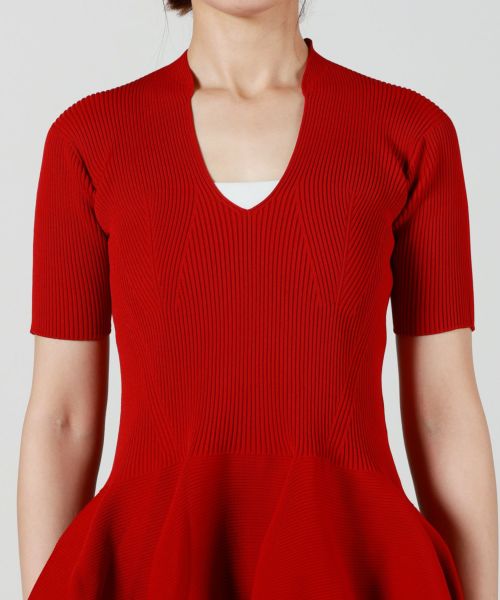 CFCL(シーエフシーエル)】 POTTERY HS STAND-UP COLLAR SHORT SLEEVE