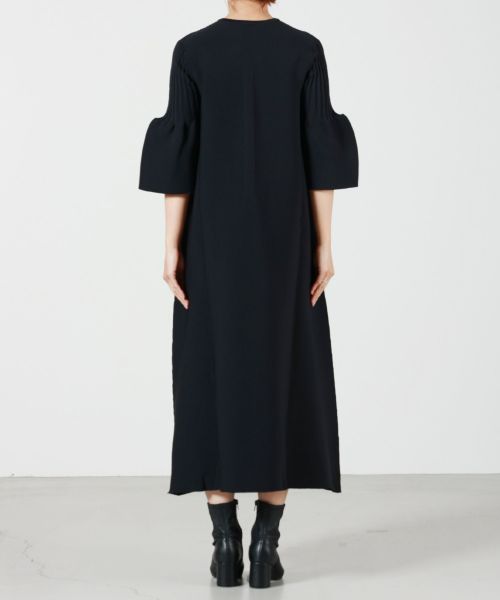 CFCL(シーエフシーエル)】 POTTERY SHORT BELL SLEEVE FLARE DRESS