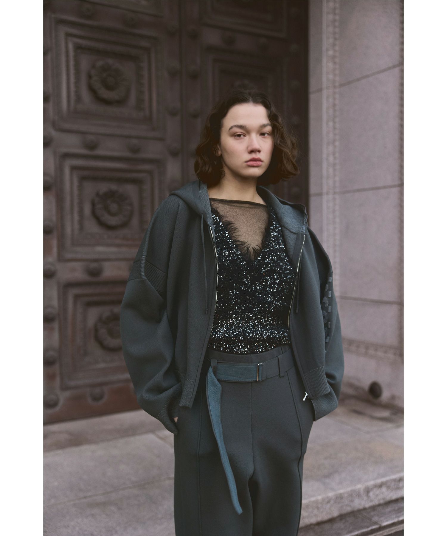 a ccordion LAḾE FILM FLUFFY CAMISOLE a ccordion LAḾE FILM FLUFFY CAMISOLE