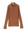 HYKE(ハイク)】 WIDE RIBBED POLO SWEATER｜PARIGOT ONLINE（パリゴ