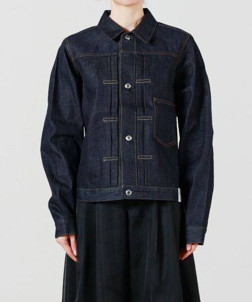 HYKE 黒色シャツ ハイク、近年物 HYKE（ハイク）の「＜HYKE（ハイク）＞T/C ギャザー シャツ