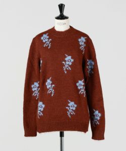 JIL SANDER ジルサンダー バイカラー ニット 中古・古着通販】JIL SANDER (ジルサンダー) バイカラー切替ニット