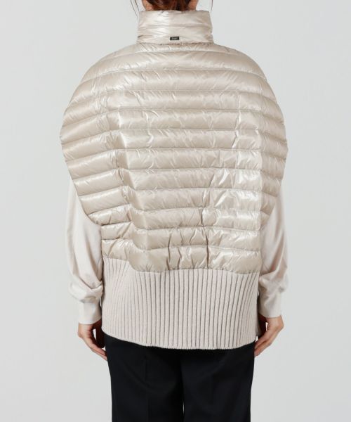 HERNO(ヘルノ)】 RESORT KNIT AND NYLON ULTRALIGHT VEST
