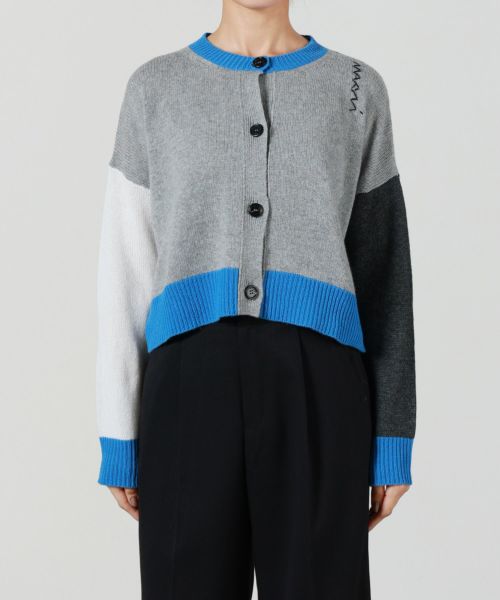 MARNI(マルニ)】 カシミアカラーブロックカーディガン｜PARIGOT
