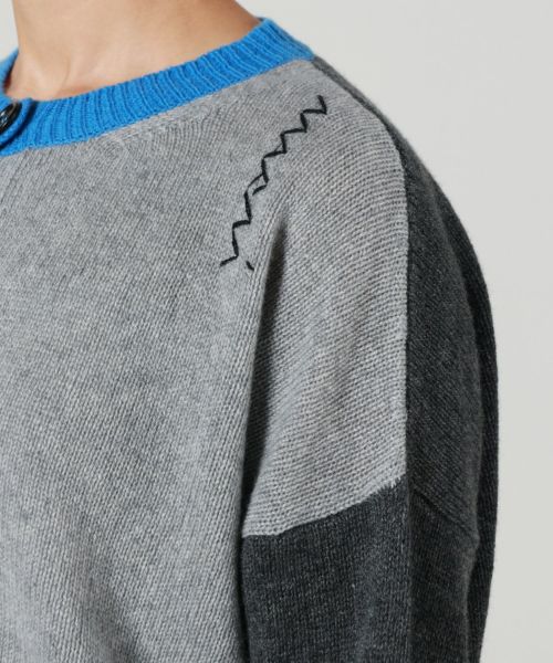 MARNI マルニ 2020AW カシミヤ カラーブロック ニット 40 MARNI(マルニ)】 カシミアカラーブロックカーディガン｜PARIGOT