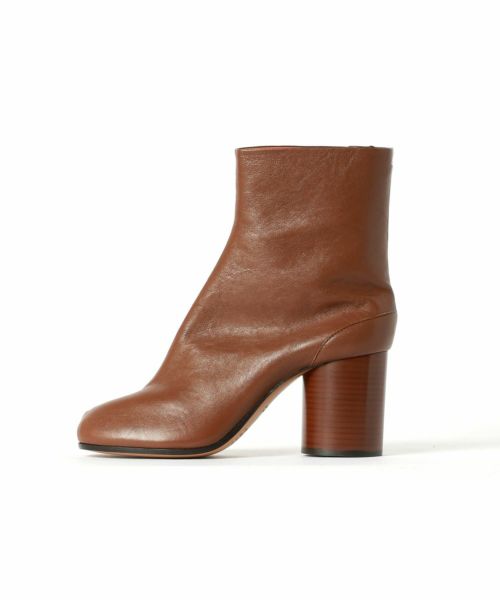 メゾンマルジェラ　タビブーツ　ブラウン36 マルジェラ タビ ブラウンレザー 36 Maison Margiela/メゾン