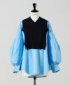 エンフォルド FAKE-LAYERED PULLOVER 38 FAKE-LAYERED PULLOVER｜38｜WHT｜SHIRTS AND BLOUSES｜|ENFÖLD