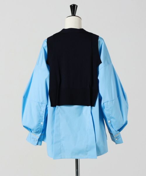 エンフォルド　パネルプルオーバー ENFOLD(エンフォルド)】 FAKE-LAYERED PULLOVER｜PARIGOT ONLINE