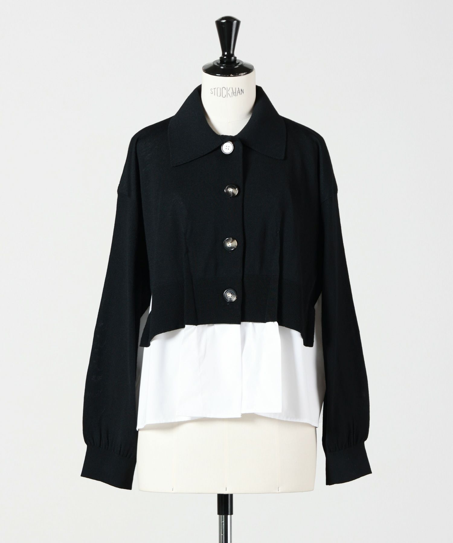 ENFOLD(エンフォルド)】 FAKE-LAYERED CARDIGAN｜PARIGOT ONLINE