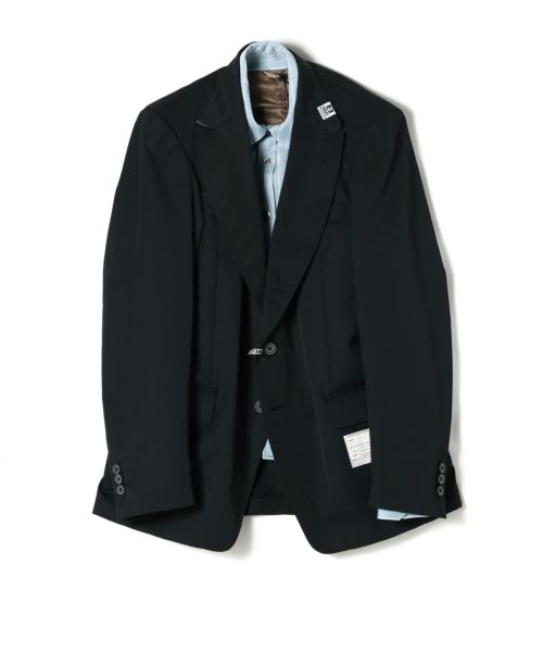 Maison Mihara Yasuhiro テーラードジャケット日本製　ウール Maison MIHARA YASUHIRO Aged テーラードジャケット | ブラック