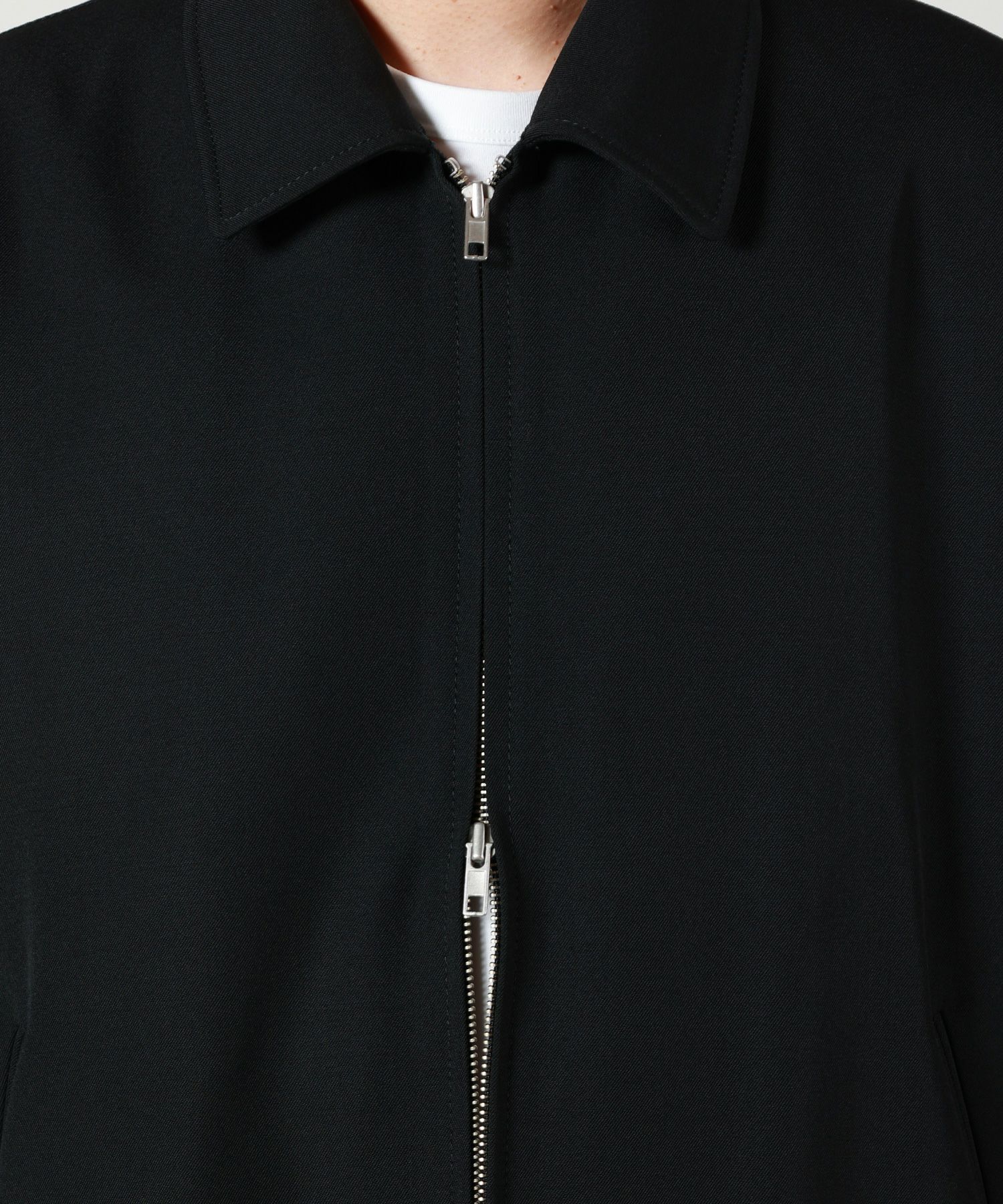 ATON(エイトン)】 BACK SATIN HARRINGTON JACKET｜PARIGOT ONLINE