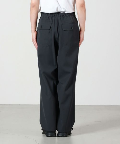 ATON(エイトン)】 BACK SATIN UTILITY PANTS｜PARIGOT ONLINE