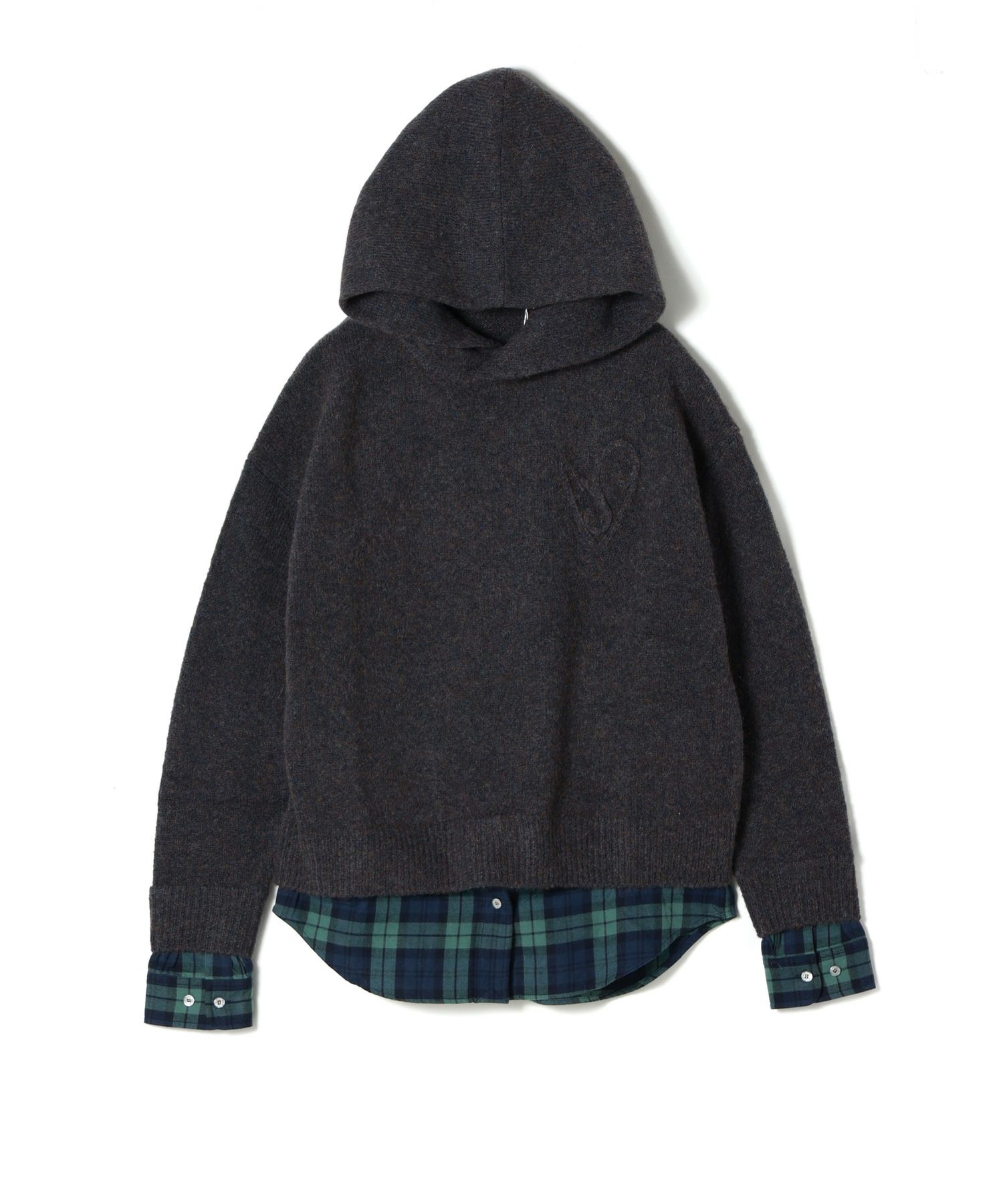 Acne Studios(アクネストゥディオズ)】 レイヤードウールフーディ