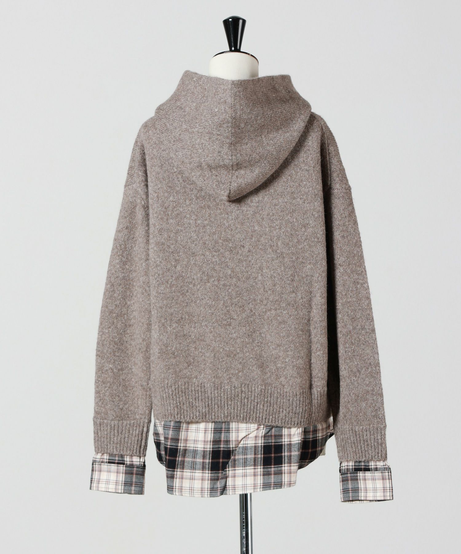 Acne Studios(アクネストゥディオズ)】 レイヤードウールフーディ