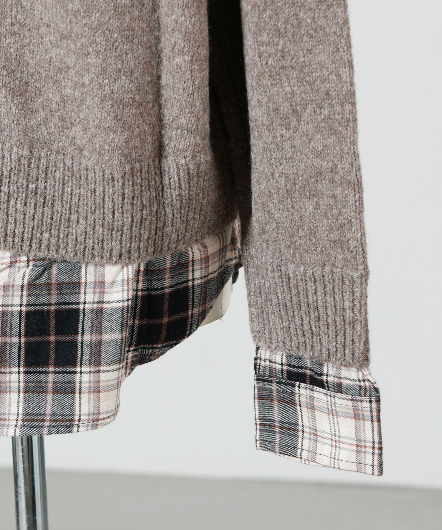 Acne Studios(アクネストゥディオズ)】 レイヤードウールフーディ