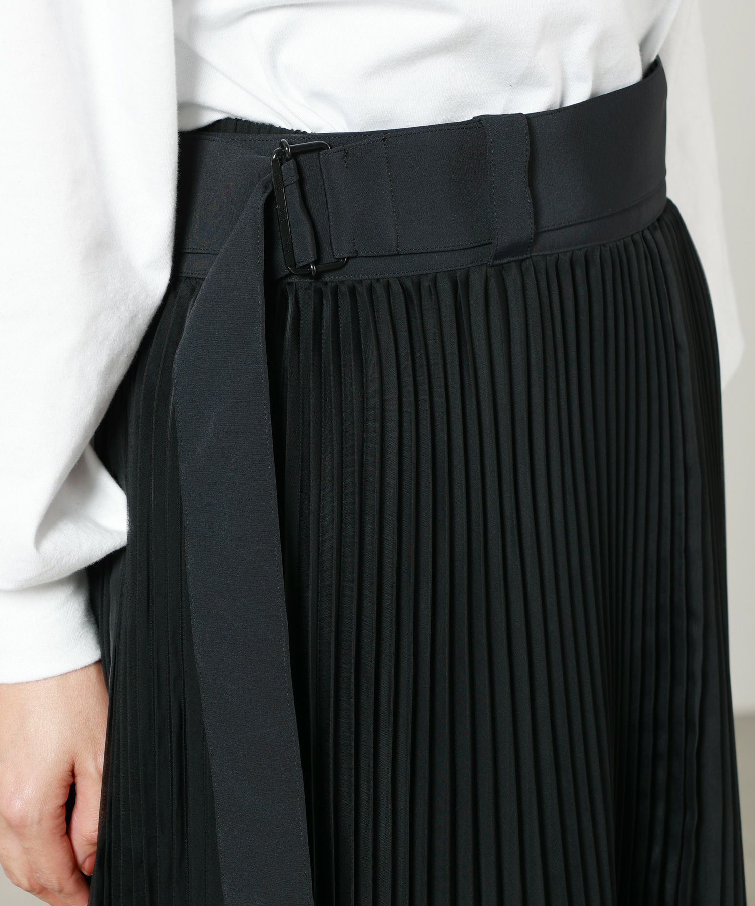 HYKE(ハイク)】 ORGANDY WRAP PLEATED SKIRT｜PARIGOT ONLINE（パリゴ