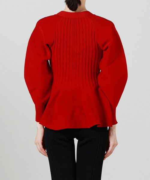CFCL(シーエフシーエル)】 POTTERY PUFF SLEEVE CARDIGAN