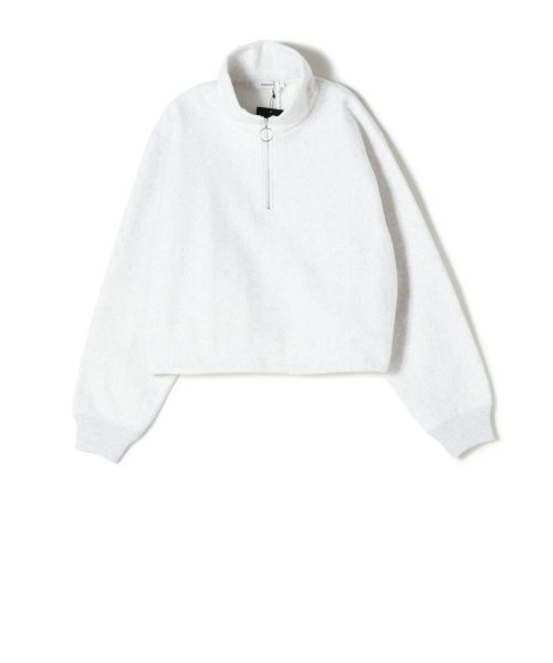 フィーニー pheeny⭐︎athleticfleece half zip P/O PHEENY(フィーニー)】 Athletic fleece half zip P/O short