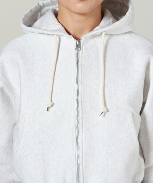 トップス PHEENY/ATHLETIC FLEECE N/S HOODIE PHEENY(フィーニー)】 Athletic fleece zip up hoodie｜PARIGOT