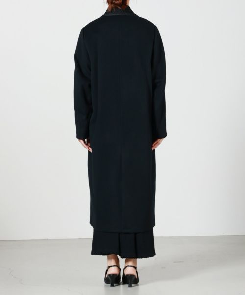 Mame Kurogouchi(マメ クロゴウチ)】 Wool Melton Embroidery