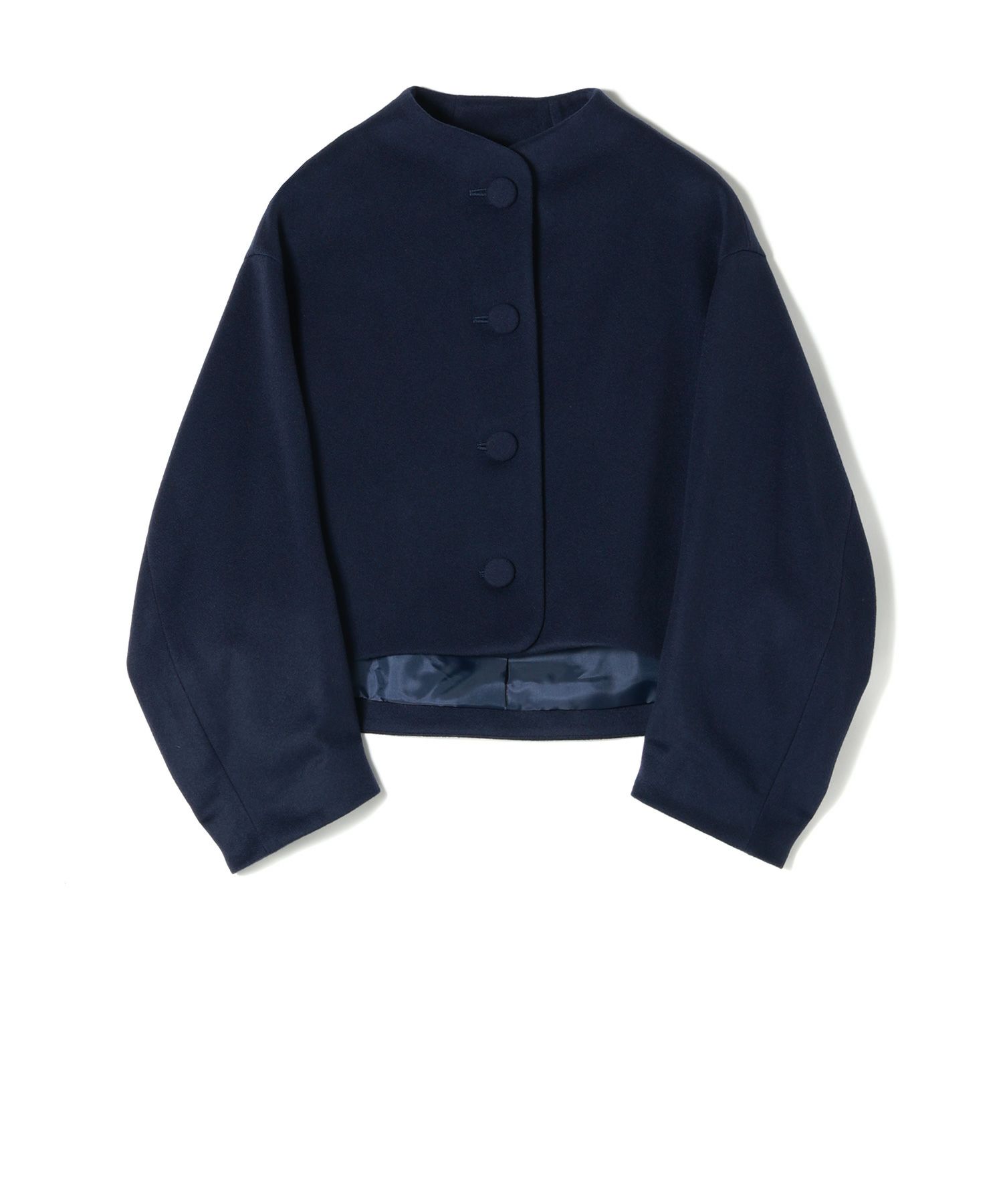 【最終値下げ】mame kurogouchi ウールメルトンショートコート MM25FW-CO053BK-04?$VS_1500$