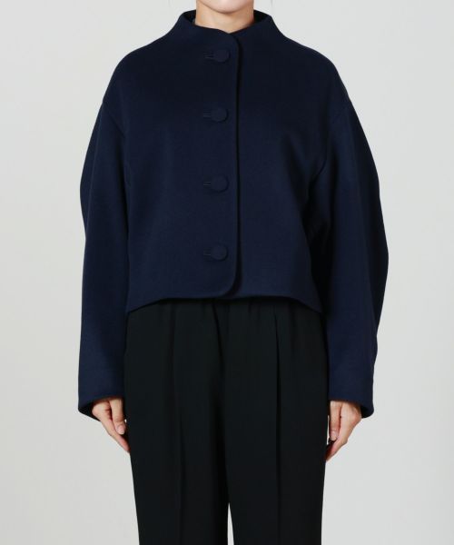 【最終値下げ】mame kurogouchi ウールメルトンショートコート 最終値下げ】mame kurogouchi ウールメルトンショートコート - メルカリ