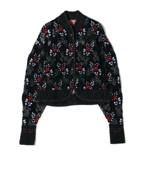 Mame Kurogouchi(マメ クロゴウチ)】 Floral Motif Chenille
