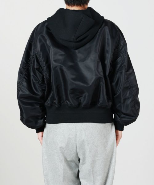 Tamme(タム)】 NOTCHED LAPEL HOOD MA-1｜PARIGOT ONLINE