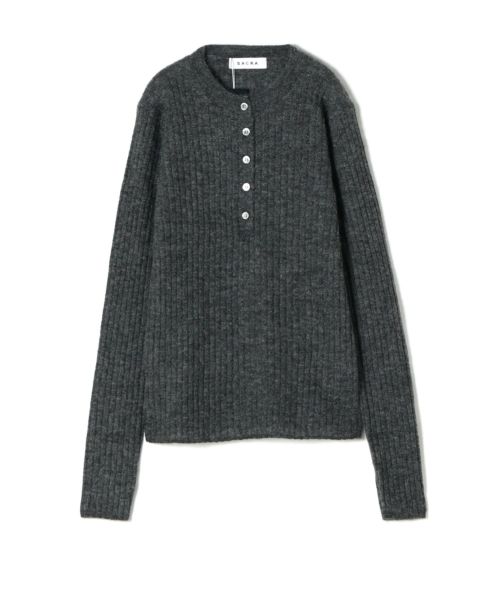 SACRA(サクラ)】 EXTRA FINE MOHAIR RIB KINT｜PARIGOT ONLINE