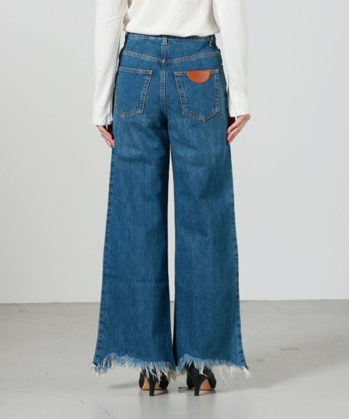 Chloe(クロエ)】 裾フリンジデニムジーンズ｜PARIGOT ONLINE