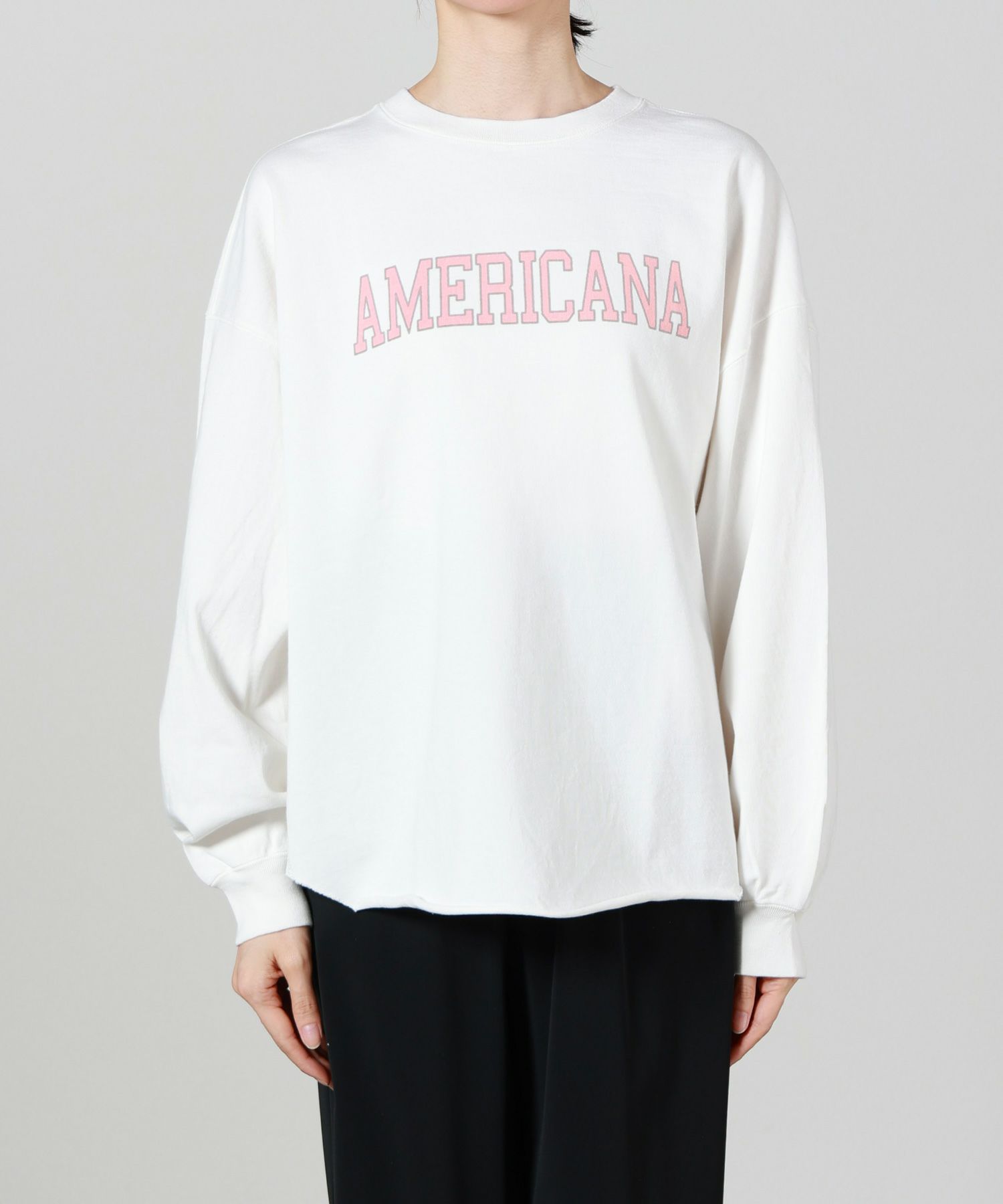 新品 AMERICANA アメリカーナ ロンT Tシャツ Americana（アメリカーナ  