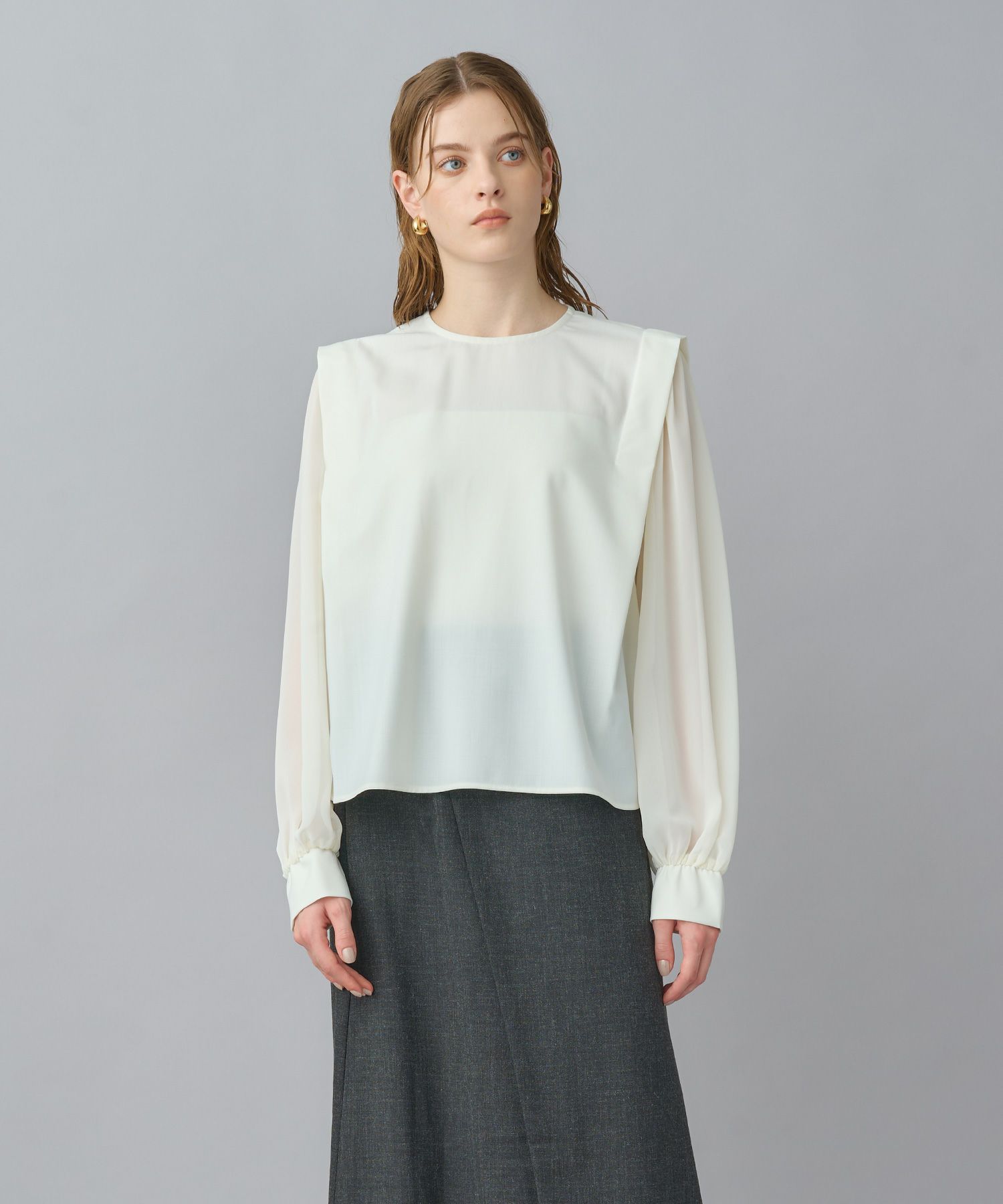 PARIGOT(パリゴ)】 タックショルダーブラウス｜PARIGOT ONLINE（パリゴ