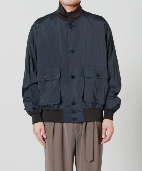 ジャケット・アウター YOKE Silk Nylon Driving Blouson YOKE - 【残り一点】Silk Nylon Driving Blouson | ACRMTSM ONLINE STORE