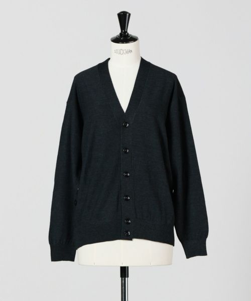 ‼*s様 LEMAIRE ルメール カーディガン チャコールグレー サイズM LEMAIRE(ルメール) | リラックス ツイスト カーディガン - ブラック